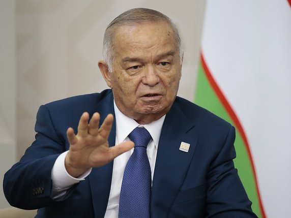 Le président ouzbek Islam Karimov, 78 ans, est au pouvoir depuis 1989 (Archives). © KEYSTONE/AP/IVAN SEKRETAREV