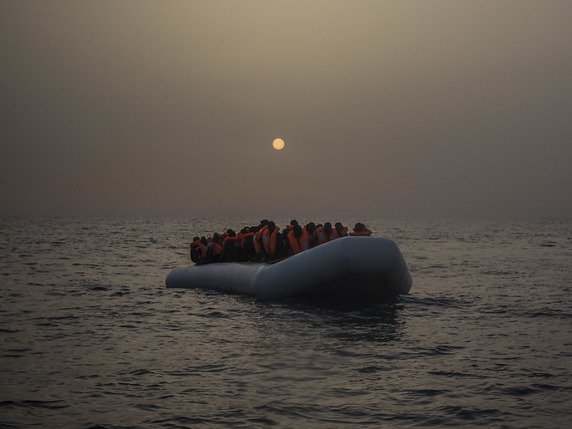 La plupart des migrants traversant la mer Méditerranée passent par la Libye. © KEYSTONE/AP/SANTI PALACIOS