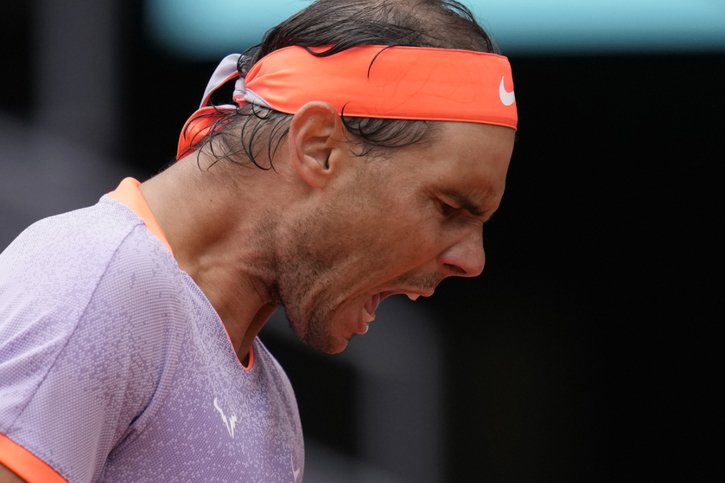 Rafael Nadal a tout donné pour signer un nouveau succès © KEYSTONE/AP/Manu Fernandez