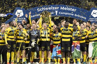 Les Bernois fêtent leur titre de champion suisse de football