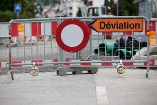 Circulation: La route entre Fétigny et Ménières sera fermée quasiment une semaine