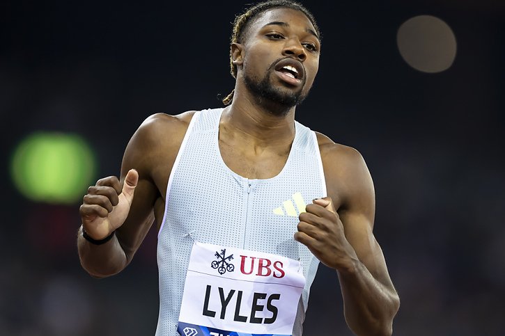Noah Lyles (ici à Zurich) a également dominé le 200 m aux Trials © KEYSTONE/MICHAEL BUHOLZER
