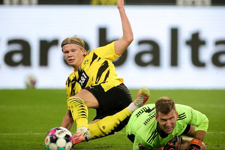 Erling Haaland et Dortmund ne verront plus que le stade et l'hôtel durant une période à la fin du Championnat. © KEYSTONE/EPA/FRIEDEMANN VOGEL / POOL