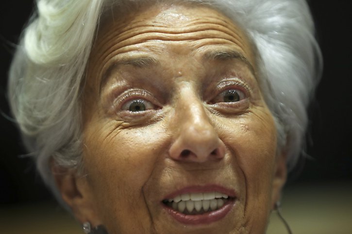 A l'issue d'une réunion du Conseil des gouverneurs de la BCE, sa présidente Christine Lagarde a jugé "prématuré" d'envisager la fin progressive de son programme monétaire d'urgence. (archives) © KEYSTONE/AP/FRANCISCO SECO