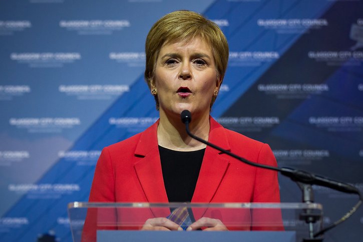 La volonté d'indépendance du peuple d'Ecosse est claire pour la Première ministre écossaise Nicola Sturgeon. © KEYSTONE/EPA/ROBERT PERRY