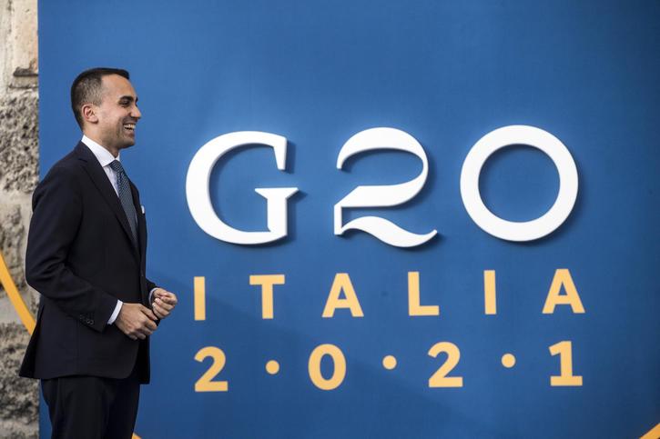 Les grands argentiers du G20 ont trouvé un accord pour taxer les multinationales. Le sommet politique se passe à Venise en Italie (ici, Luigi Di Maio, le ministre italien des affaires étrangères). © Keystone