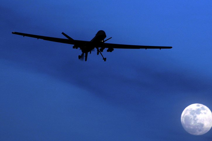 La frappe a été menée par un drone de l'armée américaine (archives). © KEYSTONE/AP/KIRSTY WIGGLESWORTH