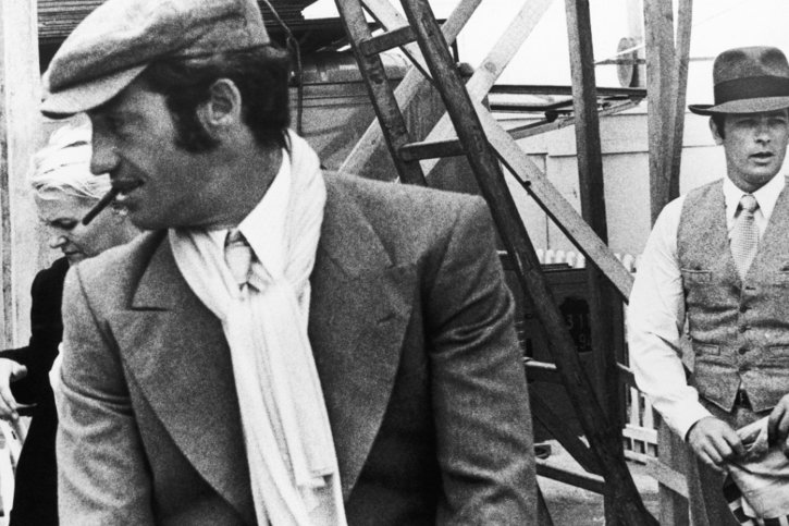 Dans Borsalino en 1969 avec Alain Delon. © KEYSTONE/AP