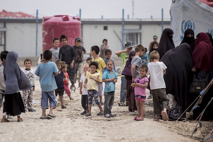 La plupart des 6,6 réfugiés syriens ont été accueillis dans les pays voisins de la Syrie (archives). © KEYSTONE/AP/BADERKHAN AHMAD