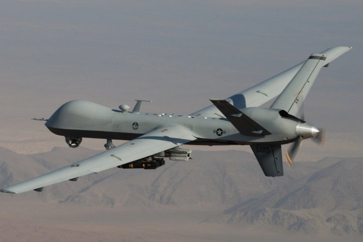 L'attaque a été menée par un drone MQ-9 "Reaper" (archives). © KEYSTONE/AP US Air Force/Lt. Col.. Leslie Pratt