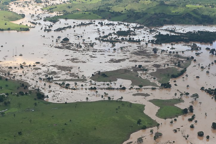 La région de Bahia, au Brésil, est arrosée par de fortes pluies depuis le début du mois de novembre (archives). © KEYSTONE/EPA/Isac Nobrega / HANDOUT