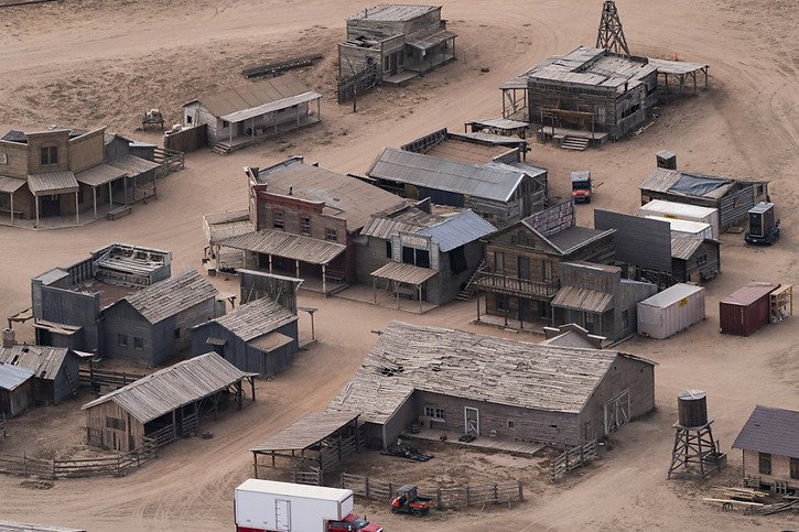 Le tournage du western "Rust" se déroulait près de Santa Fe, dans le Nouveau-Mexique (archives). © KEYSTONE/AP/Jae C. Hong