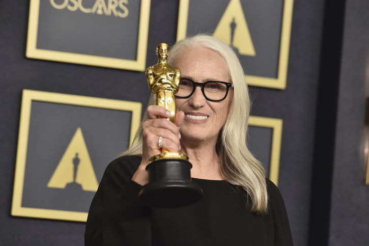 Jane Campion a dû se contenter de l'Oscar du meilleur scénario original pour "The Power of the Dog". © KEYSTONE/AP/Jordan Strauss
