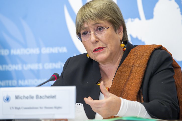Michelle Bachelet devrait rester six jours en Chine (archives). © KEYSTONE/MARTIAL TREZZINI