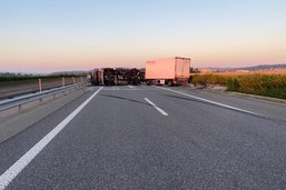 Accident sur l'A1: l'autoroute entre Avenches et Payerne est à nouveau ouverte
