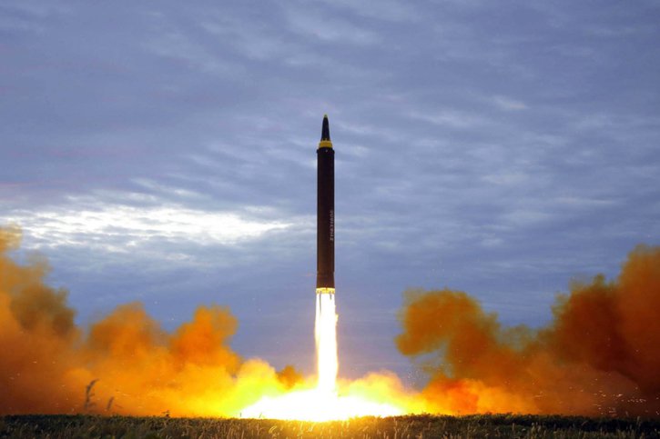 La Corée du Nord a lancé plusieurs dizaines de missiles depuis le début de l'année (archives). © KEYSTONE/AP