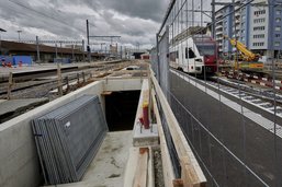 Le méga-chantier de la gare de Fribourg dévoilé au public samedi