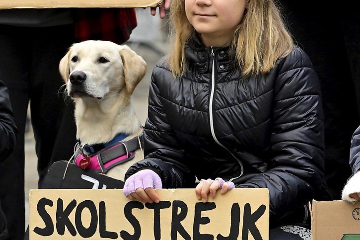Greta Thunberg figure parmi les auteurs de l'initiative. © KEYSTONE/AP TT News Agency/JONAS EKSTRÃ¶MER/TT