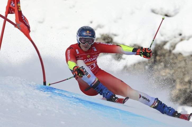 Marco Odermatt impressionnant à Val d'Isère © KEYSTONE/AP/Marco Trovati