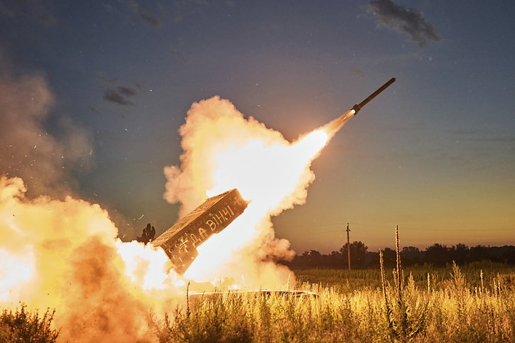 Le missile a été retrouvé le 2 janvier à Kharkiv et a été assemblé en mars 2023 au plus tôt, selon l'ONG (archives). © KEYSTONE/AP/LIBKOS