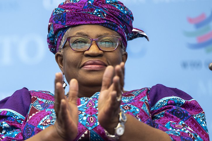 La directrice générale de l'Organisation mondiale du commerce (OMC) Ngozi Okonjo-Iweala a appelé tous les acteurs à s'associer au nouveau fonds pour soutenir les femmes exportatrices des pays en développement (archives). © KEYSTONE/MARTIAL TREZZINI