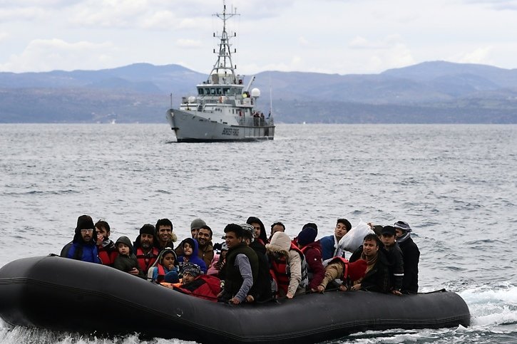 La Suisse versera 300 millions pour la protection des frontières extérieures dans l'espace Schengen (illustration). © KEYSTONE/AP/MICHAEL VARAKLAS