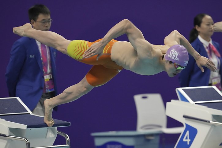 Pékin réfute les accusations de dopage portées à l'encontre de ses nageurs © KEYSTONE/AP/AARON FAVILA