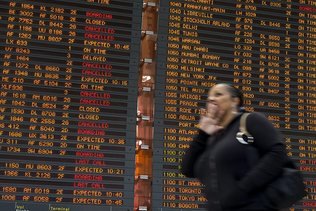 Grève en France: jusqu'à 75% de vols annulés