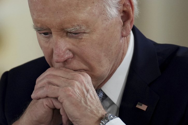 Joe Biden, 81 ans, est le plus vieux président américain en exercice (archives). © KEYSTONE/AP/Christopher Furlong